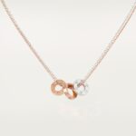 Pendentif LOVE, 6 diamants